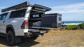 Deck Slide Double Cab – heavy-duty aluminium cargo slide for 4x4 bakkies, overlanding and tradespeople in SA