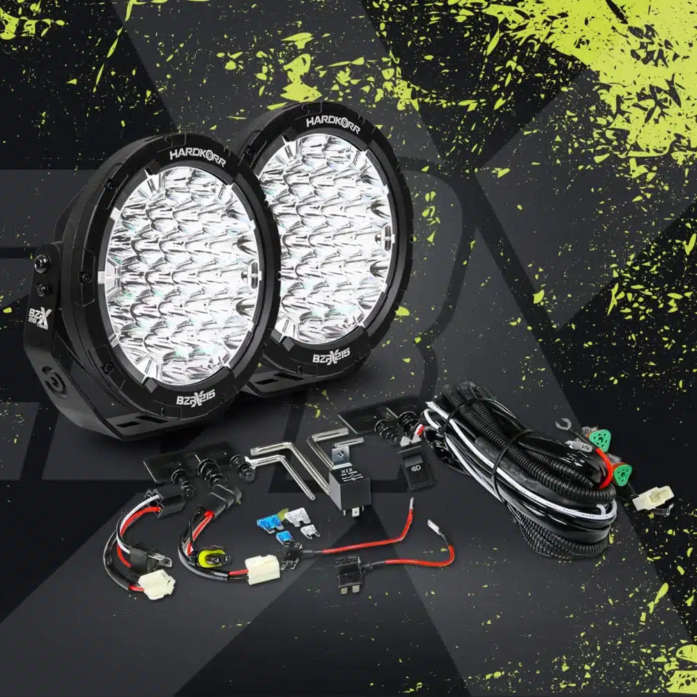 Hardkorr BZR-X Series LED Driving Lights – 9″